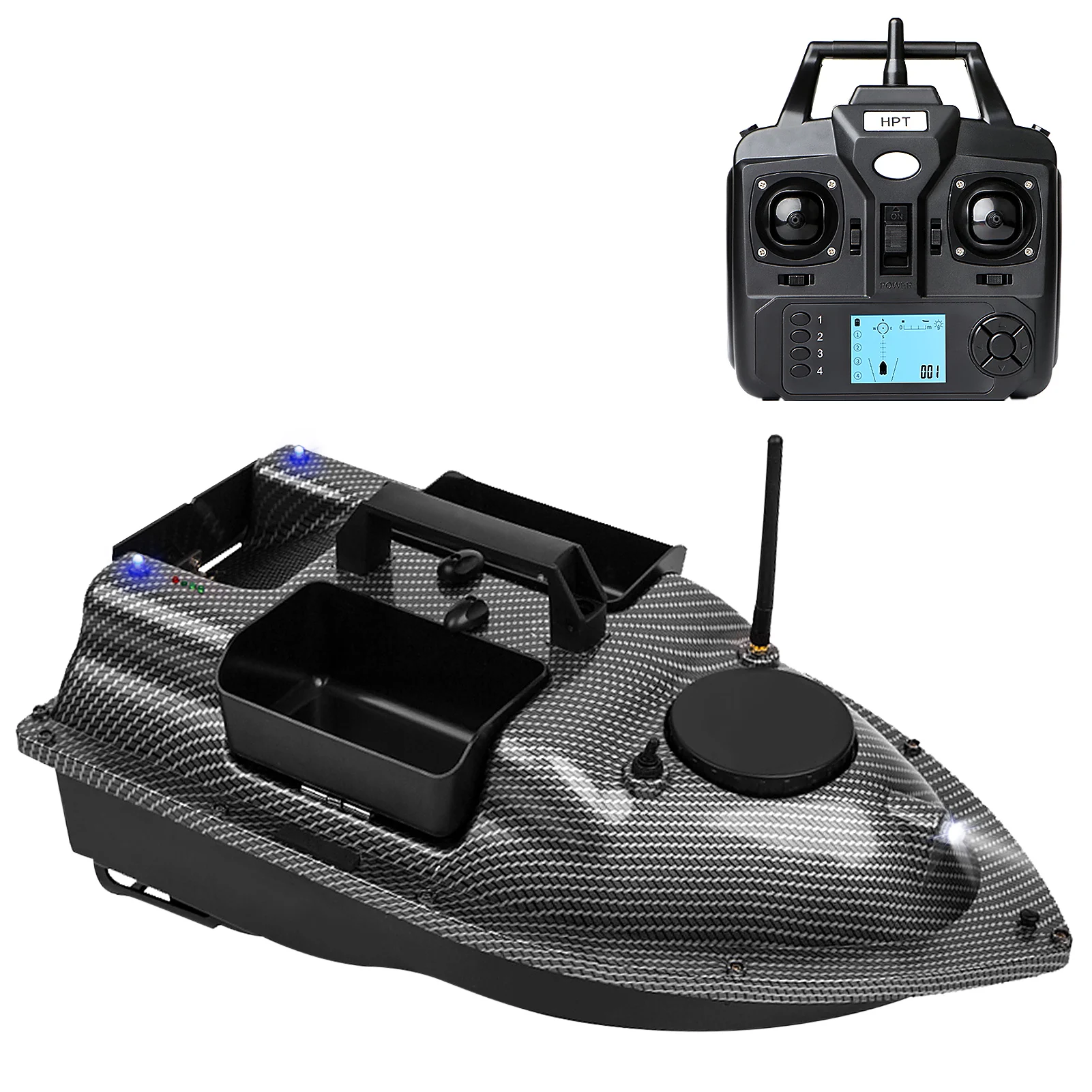 Bateau Lance-appâts Automatique Avec GPS - Grand Réservoir - Pour Pêche Au Leurre