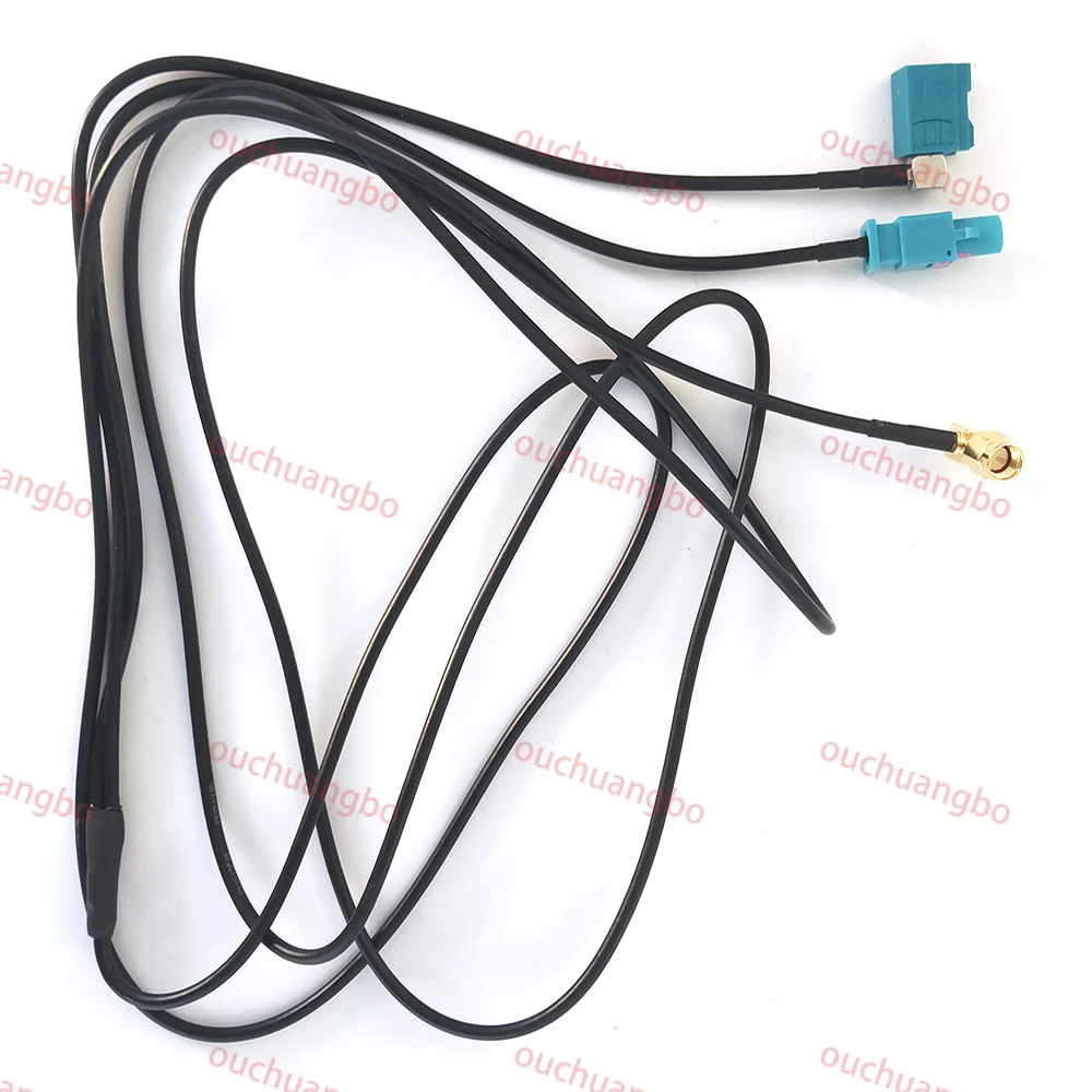 ouchuangbo GPS Antenna cable Y Type Splitter for Android Device screen Extension Cable