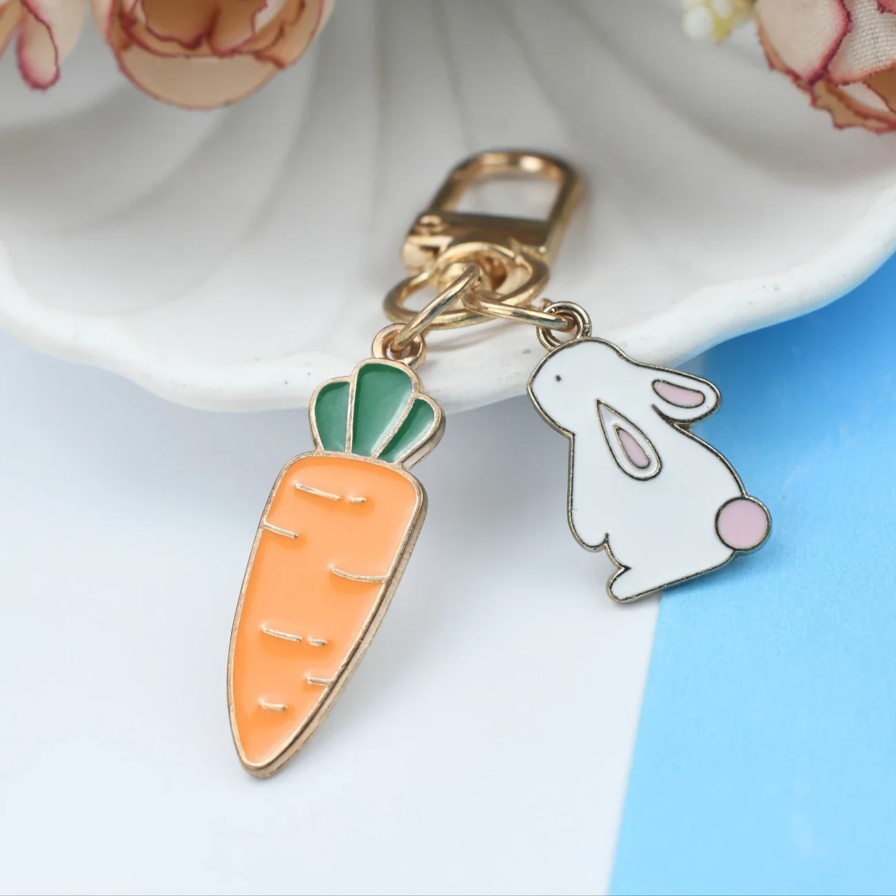 Tier-Schlüsselanhänger für Frauen, schöne bunte Emaille-Schlüsselanhänger, Panda, Katze, Eichhörnchen, Kaninchen, Autozubehör, Taschenanhänger, Freunde, Geschenke