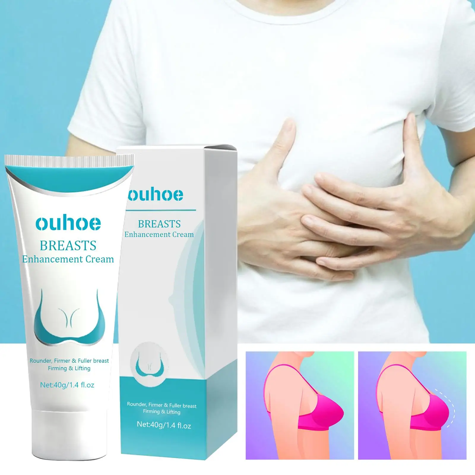 Breast Firming & Firming Breast Care Massage & Lift Cream