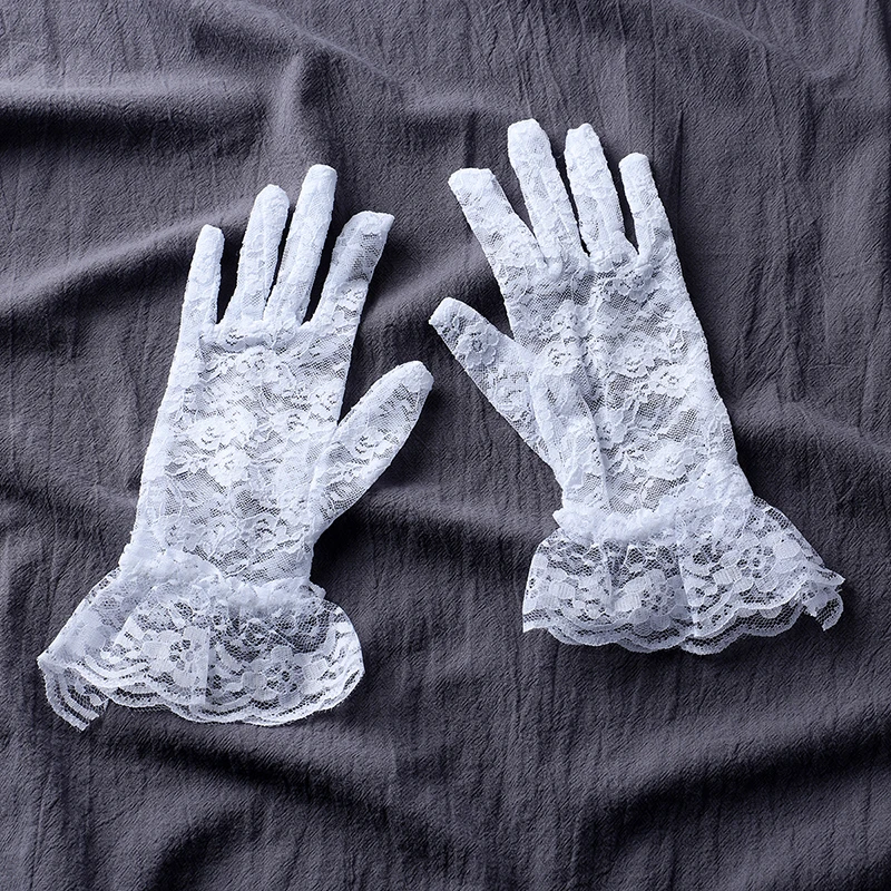 Short glove for brides' weddings birthdays parties beauty pageants stage performances etc