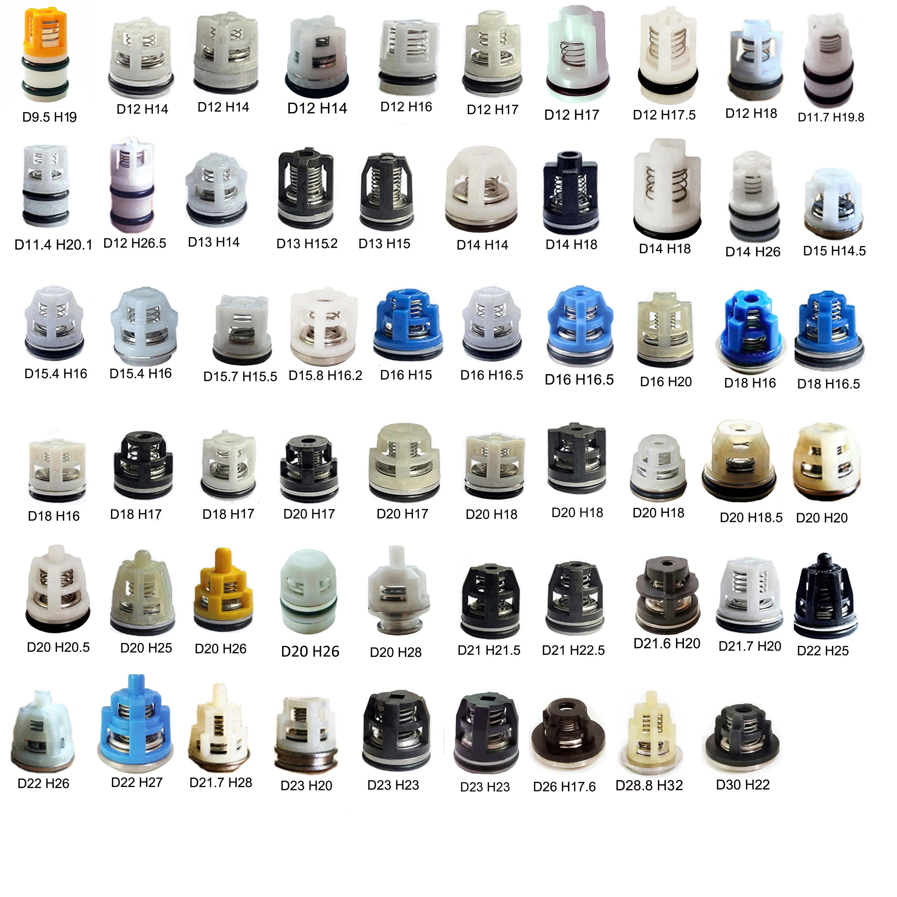 Pressure Washer Accessories 3PCS Pressure Pump Washing Machine Valve Spring Connection Repair Pump Accessory Water Check Valve Kit 9.5 11.7 12 13 14 MM