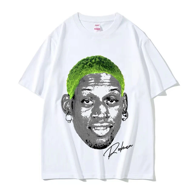 RODMAN, Shirts, New Dennis Rodman Brand Limited Edition Green Neonhaired  Rodman Graphic Tee