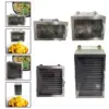 Food Dehydrator Vegetables Dryer Adjustable Compact Fruit Dryer Machine Dryer Machine for Snack for Kitchen Flowers Meat Beef 4