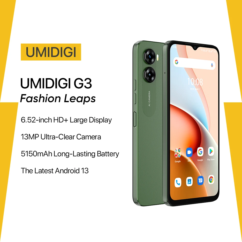 スマートフォン本体 Android13 G3 Amazon.co.jp: UMIDIGI Android13 スマホ G3 スマートフォン