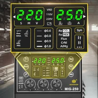 HZXVOGEN MIG 250 4 in1 Aluminum Welder MMA/MIG/Lift TIG/Stick Digital Semi-automatic Inverter Welding Machine Gas Gasless Welder 1