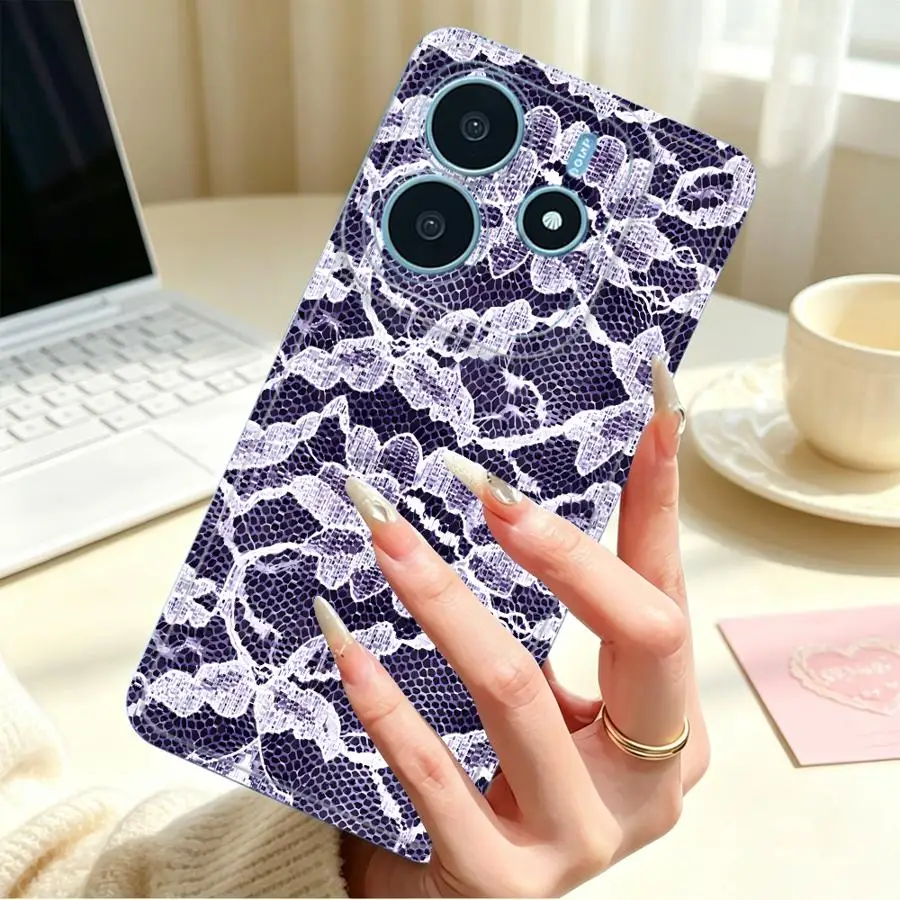 Soft Lace Polka Dot Phone Case Cover