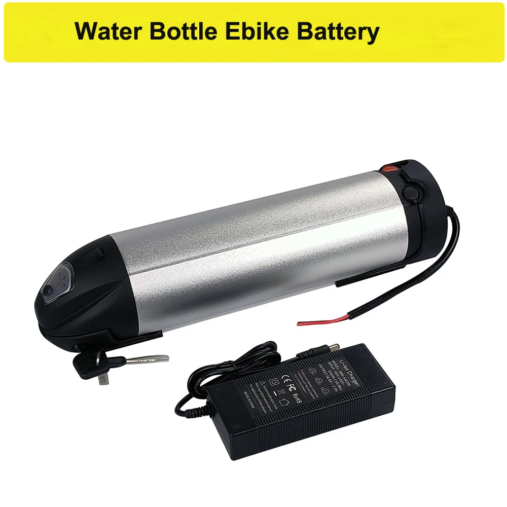 24V 36V Water Bottle Ebike Battery 13Ah 15Ah 10.4Ah 12Ah City Bike Mountain Bike Battery with Charger