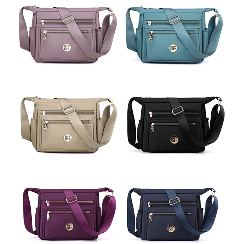 

Functional Women Bag Nylon Girls Bag with Adjustable Strap & Compartments Fashionable Bag for Travel & Everyday Use