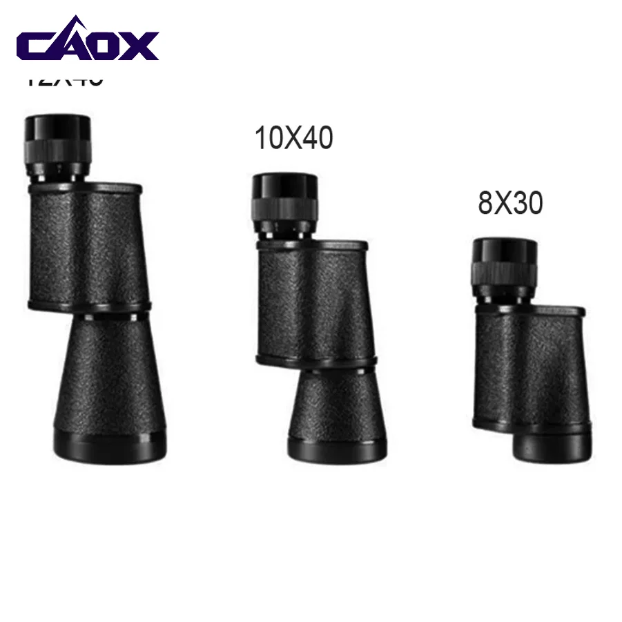 금속 8X30/10X40/12X45 군용 단안경 HD 고품질 휴대용 미니 망원경 캡틴 캐리비안 해적 스파이글래스 쌍안경
