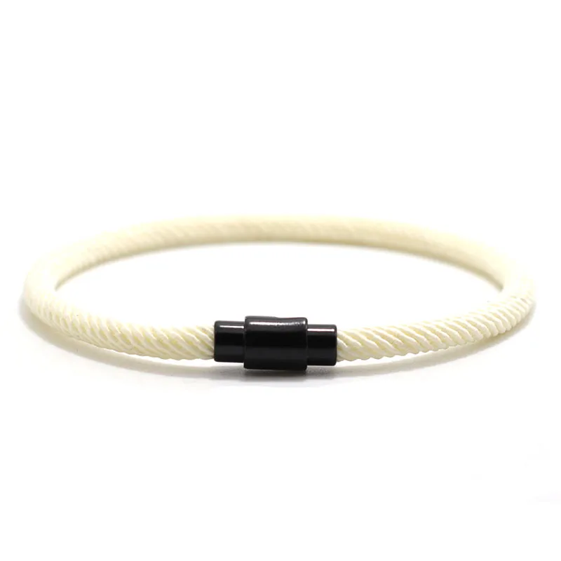2022 Men Bracelet Rope Minimalist Micro Magentic Braclet Homme