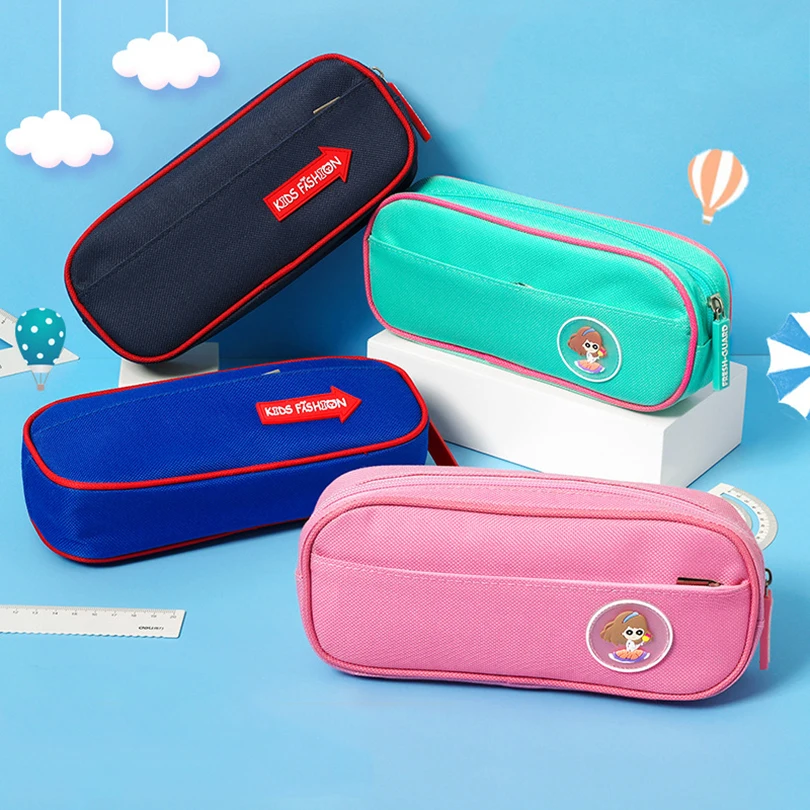 

Large Capacity Pencil Case Estuche Escolar Pencil Pouch Stationery Canvas Pen Case School Supplies Trousse Scolaire Pencil box
