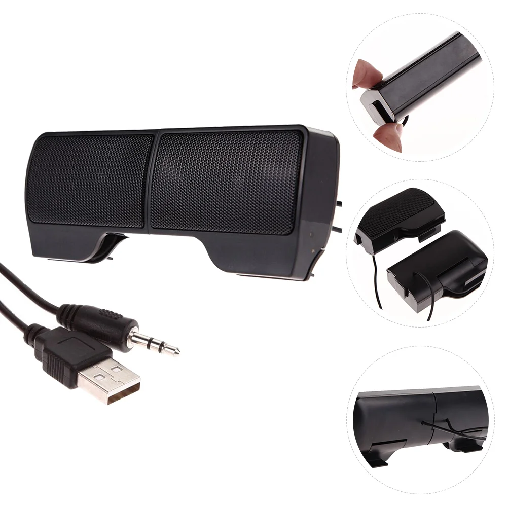 

USB Computer Speaker Clip-on 35mm Fashionable Speaker Audio Speaker Supply