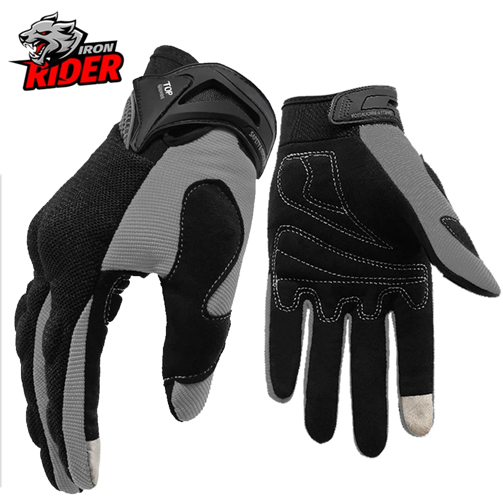 New Motorcycle Touch Screen Gloves Breathable Full Finger Outdoor Sports Protection Riding Dirt Bike Gloves Guantes Moto motorcycle armour