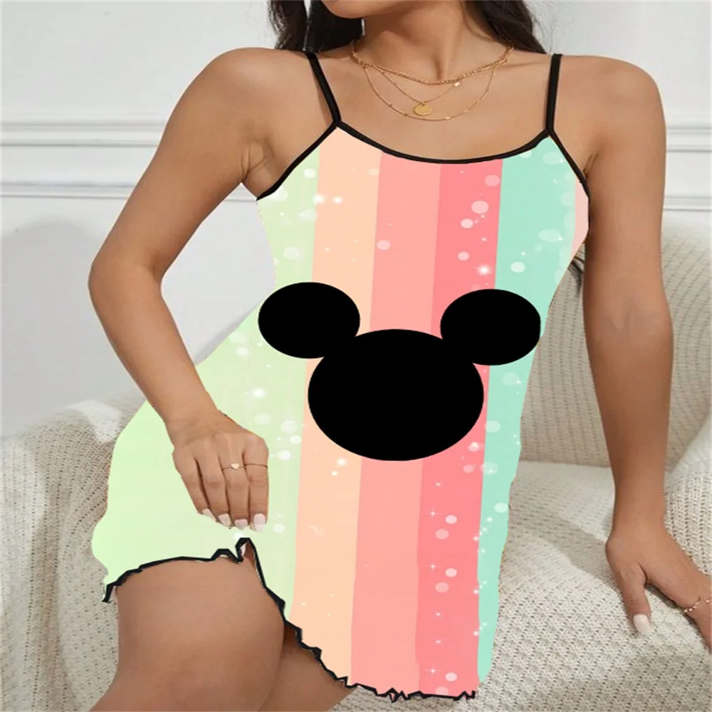 

Plus Size Women Lingerie Sexy Woman Push Up Sleepwear Women's Nightgown Sleep Shirts Disney Babydoll Women's Nightwear Romantic