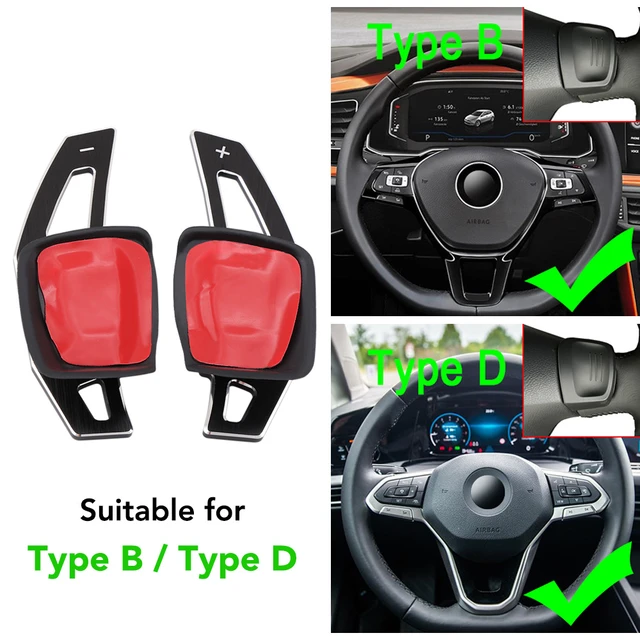 Car Steering Wheel DSG Shifter Extension Shift Paddle for Golf 7 7.5 MK7  Accessories