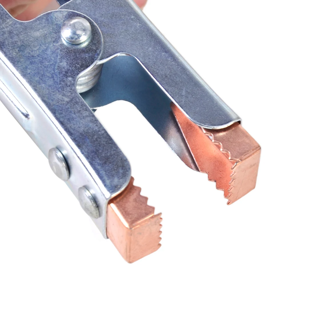 beler 2pcs 100 AMP Car Crocodile Heavy Duty Jump Lead Clamp Clip + Copper Connector Universal for Jumper Booster Cables