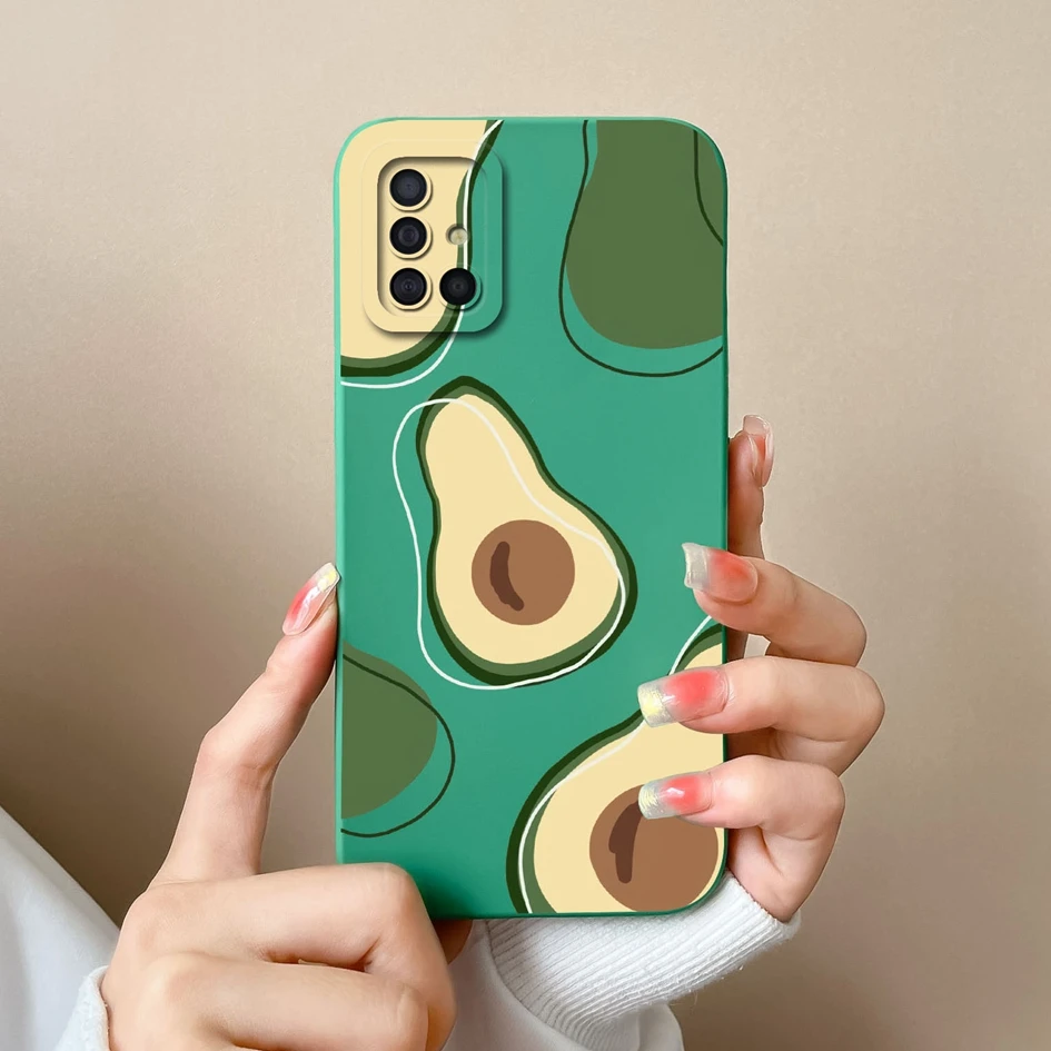 Fashion Love Heart Liquid Silicone Matte Back Cover with Screen Protector