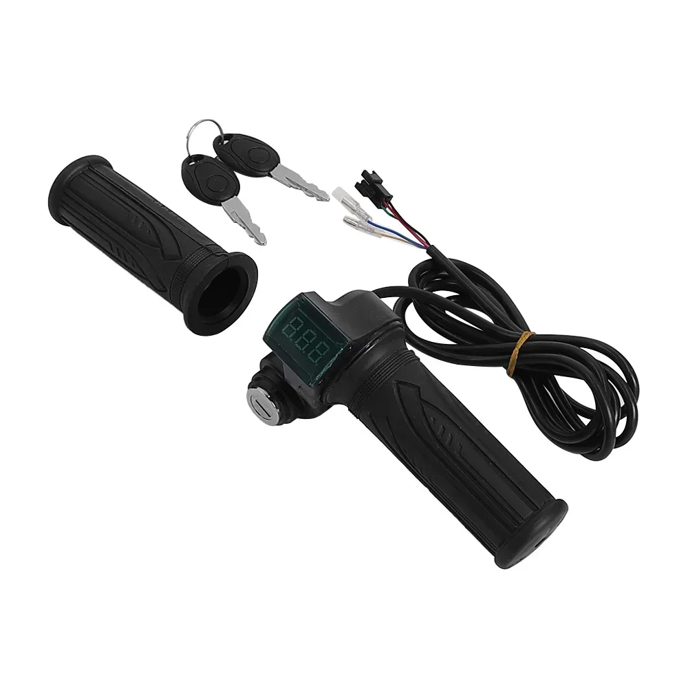 24/36/48/60V LED Digital Meter für Elektrische Fahrrad Roller Gasgriff Lenker mit Netzschalter LED Display Reparatur Teil – Detail 7