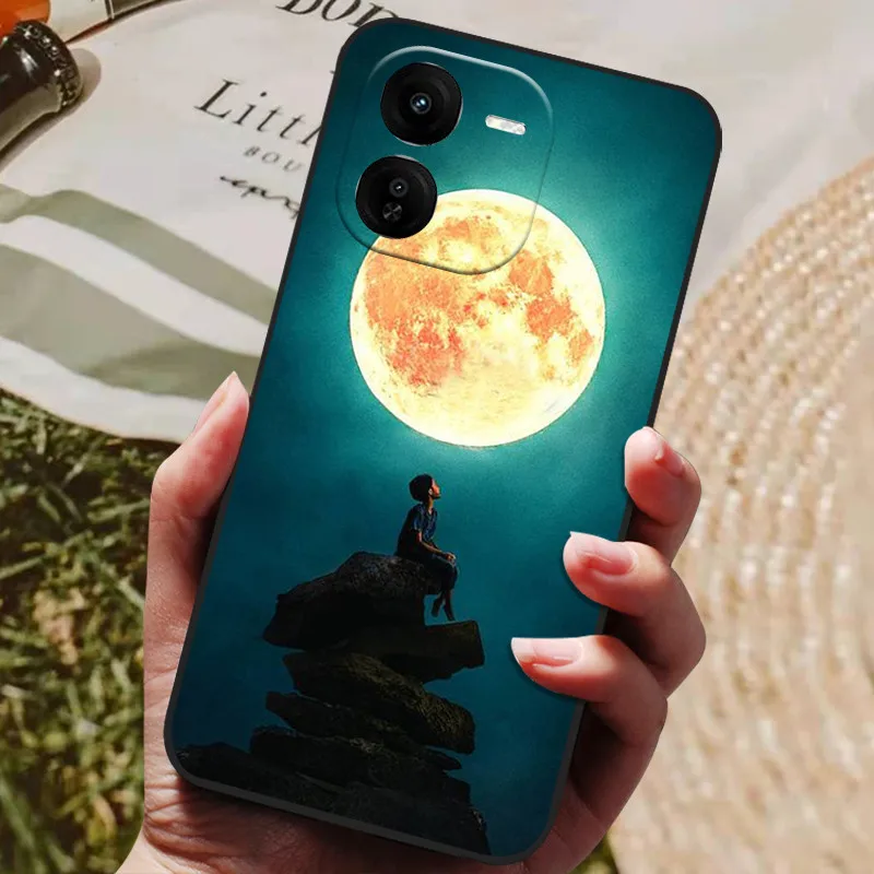 Luxury Painted Phone Silicone Back Cover Protective Case