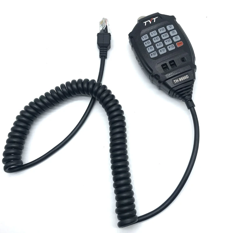 Original Walkie Talkie TYT TH9000D TH-9000D Mobile Car Radio PTT Mic Speaker Handheld Microphone lot 10pcs 8in1 usb programming cable 8 in 1 for baofeng uv5r motorola icom kenwood yaesu handheld mobile radio walkie talkie