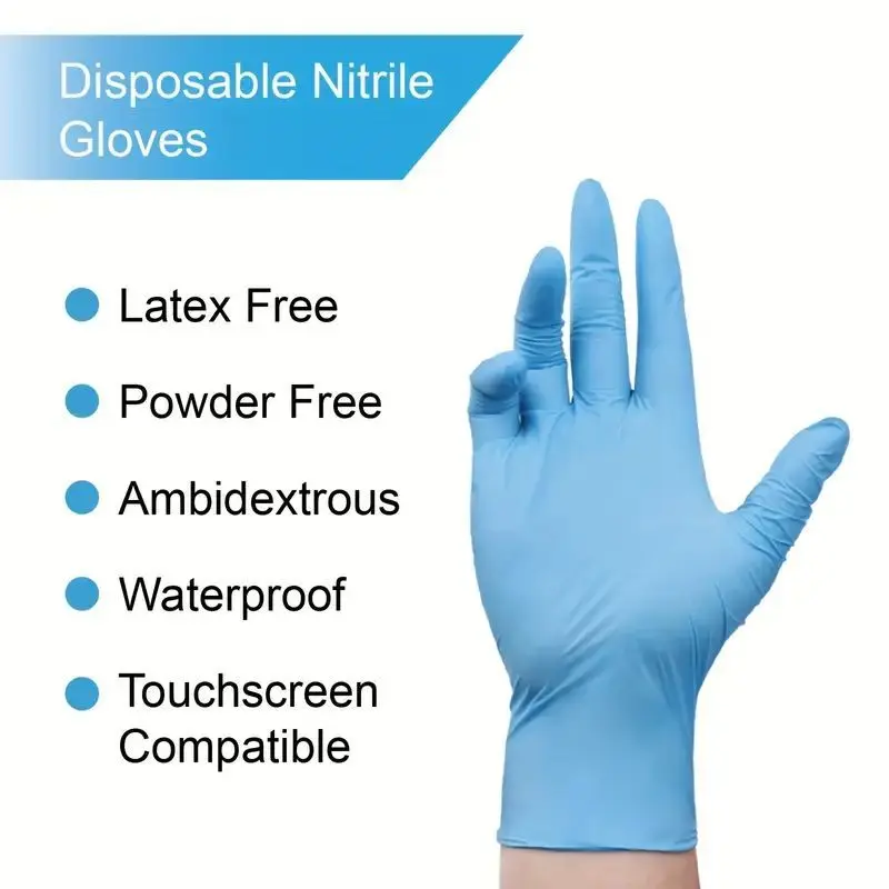 20pcs Disposable Nitrile Gloves For Kitchen Oil-Proof Multi-Functional Washing Gloves