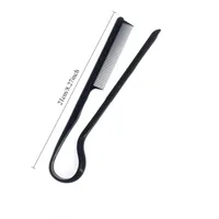 Peigne de coiffure en forme de V, tri de cheveux, peigne droit, peigne de coiffure, peigne à lisser, outils pour cheveux, peigne de Distribution à domicile 4