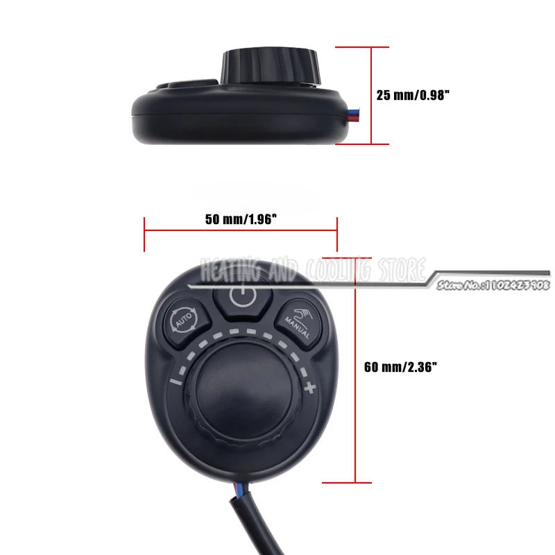 12V/24V Car Heater Controller Switch Knob For Track Air Diesel Heater Remote Control Pairing Timing Start Or Stop Parts