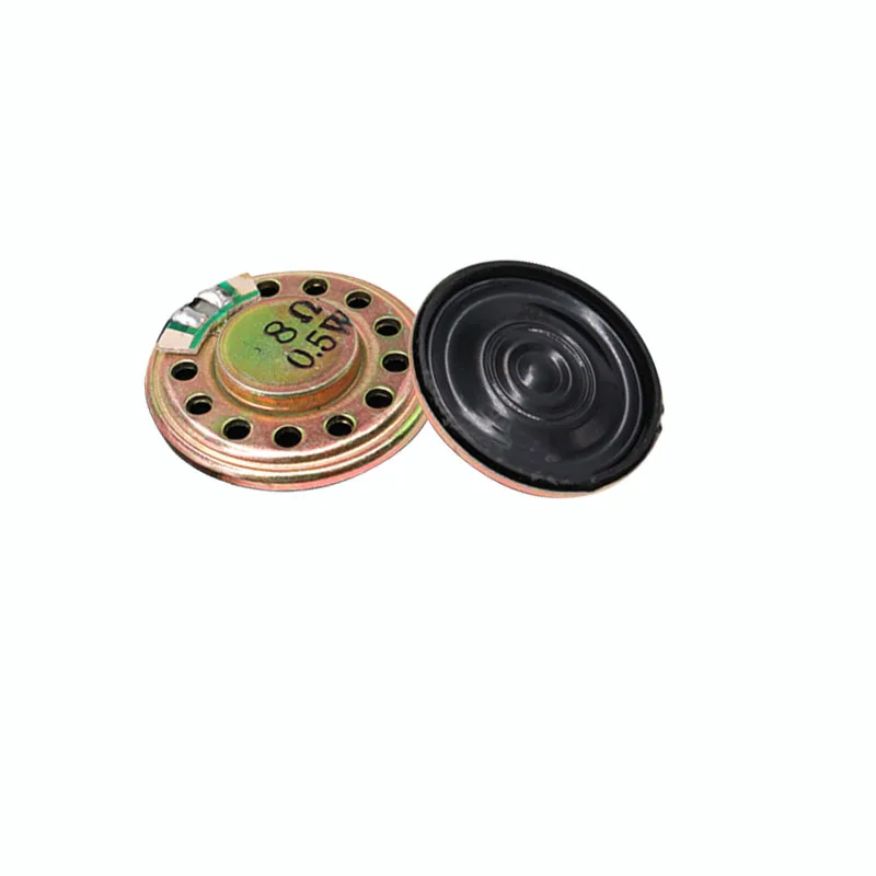 

10PCS 8ohm 0.5W Loudspeaker Buzzer Ringer Ultra-thin Mini Speaker Diameter 28mm Thickness 5mm 0.5W 8Ohm Horn DIY