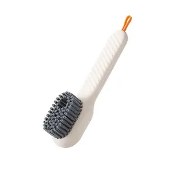 2-in-1 Automatic Soap Dispensing and Soft-Bristled Cleaning Brush (White)