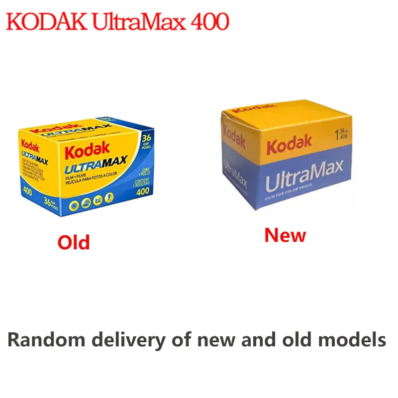 오리지널 코닥 울트라맥스 400 135 컬러 필름, 아이소 400, 코닥 M35, M38, 후지필름 필름 카메라용, 35mm 필름 36 매 노출