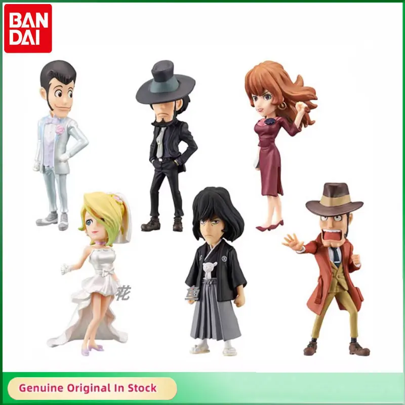 BANDAI оригинальная серия WCF Lupin III мин Fujiko Ishikawa Goemon Q версия аниме модель настольное украшение подарок для мальчиков