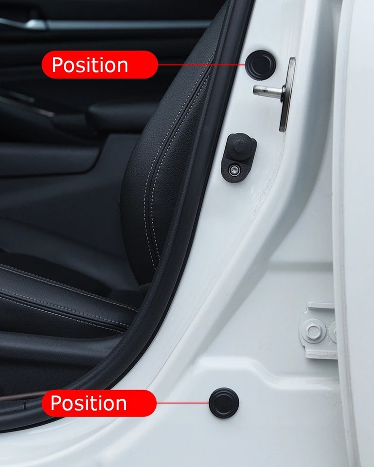 Car door shock-absorbing pad  silicone shock-absorbing pad door closing silent adhesive tape anti-collision strip