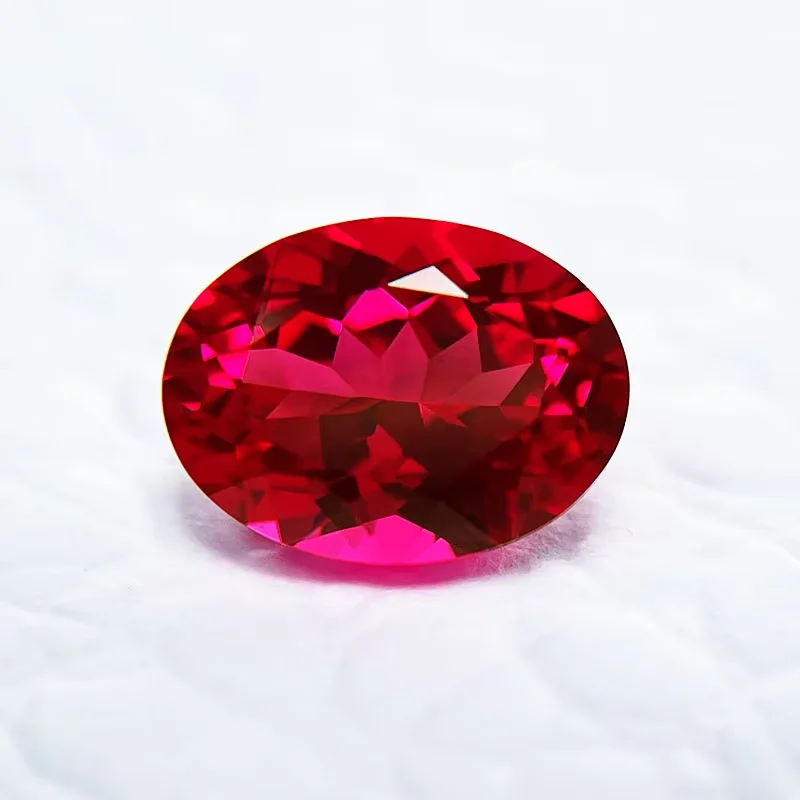 Premium Choice Rubinstein-Edelstein, oval, facettiert geschliffen, 13 x 18 mm, 16,0 ct, UV-Test bestanden, Mohs-Härte, Edelsteine ​​für die Schmuckherstellung/-fassung/-sammlung – Detail 3