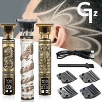 2023 T9 0mm Professional Hair Clipper Beard Trimmer Electric Razors Men Hair Shaver Beard Barber Hair Cut Cutting Machine 1