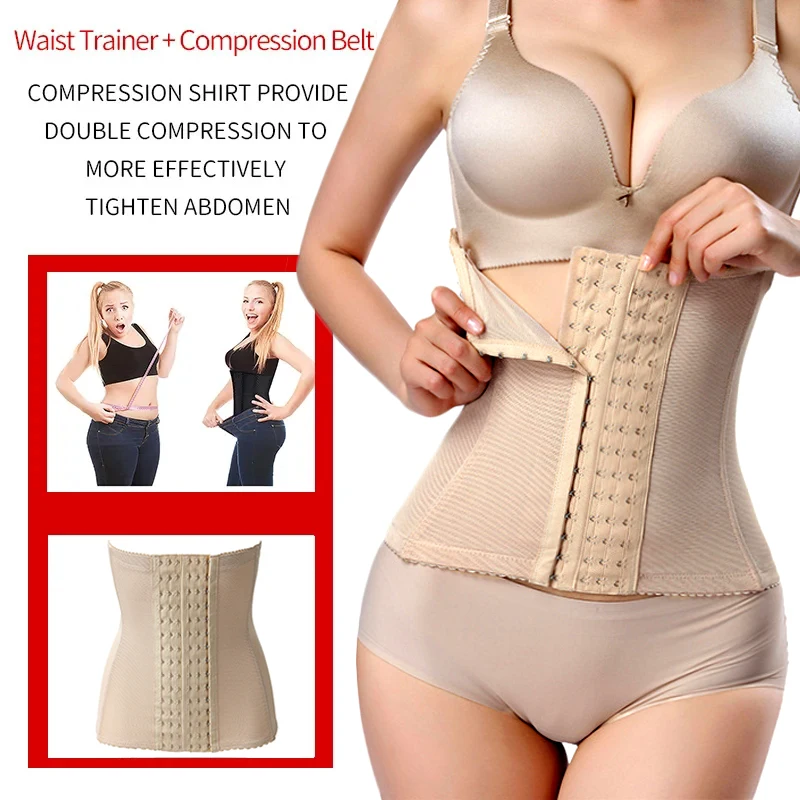 Waist Trainer for Women Long Torso Sport Corset Belt Under Clothes