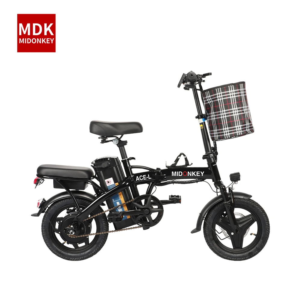 

Folding Electric Bike 400W 48V 6Ah Adult City Ebike 14 Inch Mini Ebikes Electric Bicycles электровелосипед Ebike velo électrique