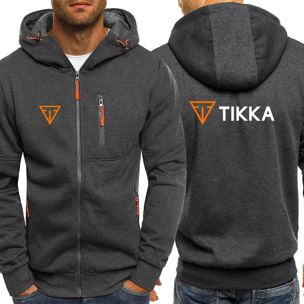 Men's Casual Zipper Hoodies Sweatshirt Sportswear