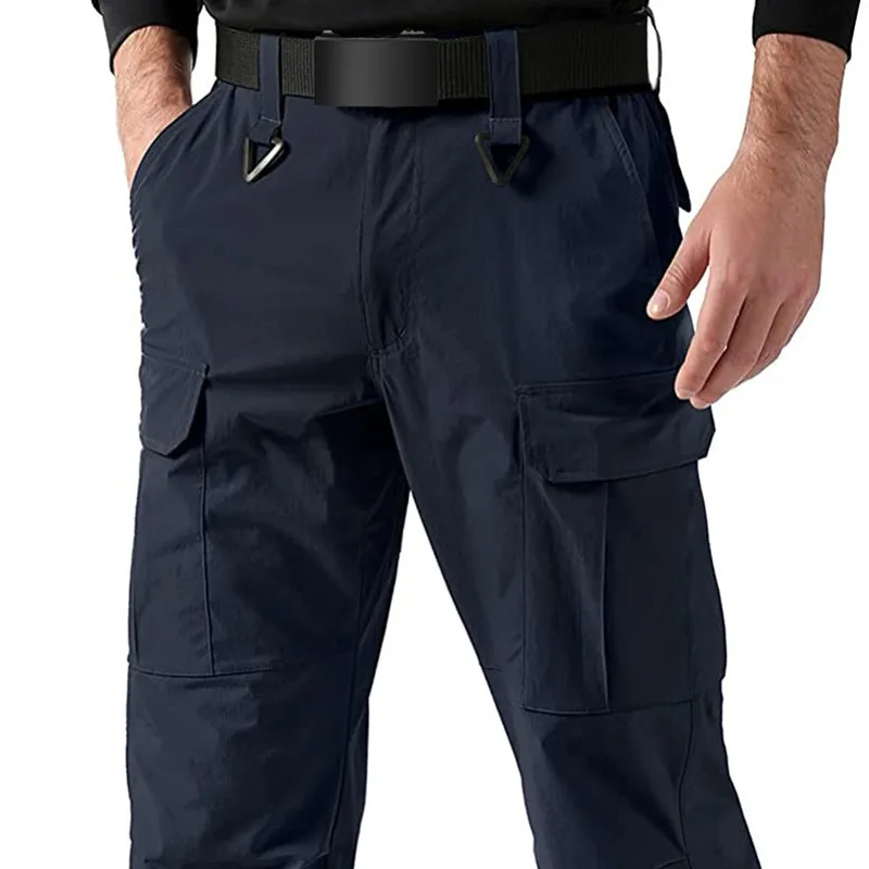 Cinturón de hombre con hebilla automática para deporte y ocio negro_voghion.com