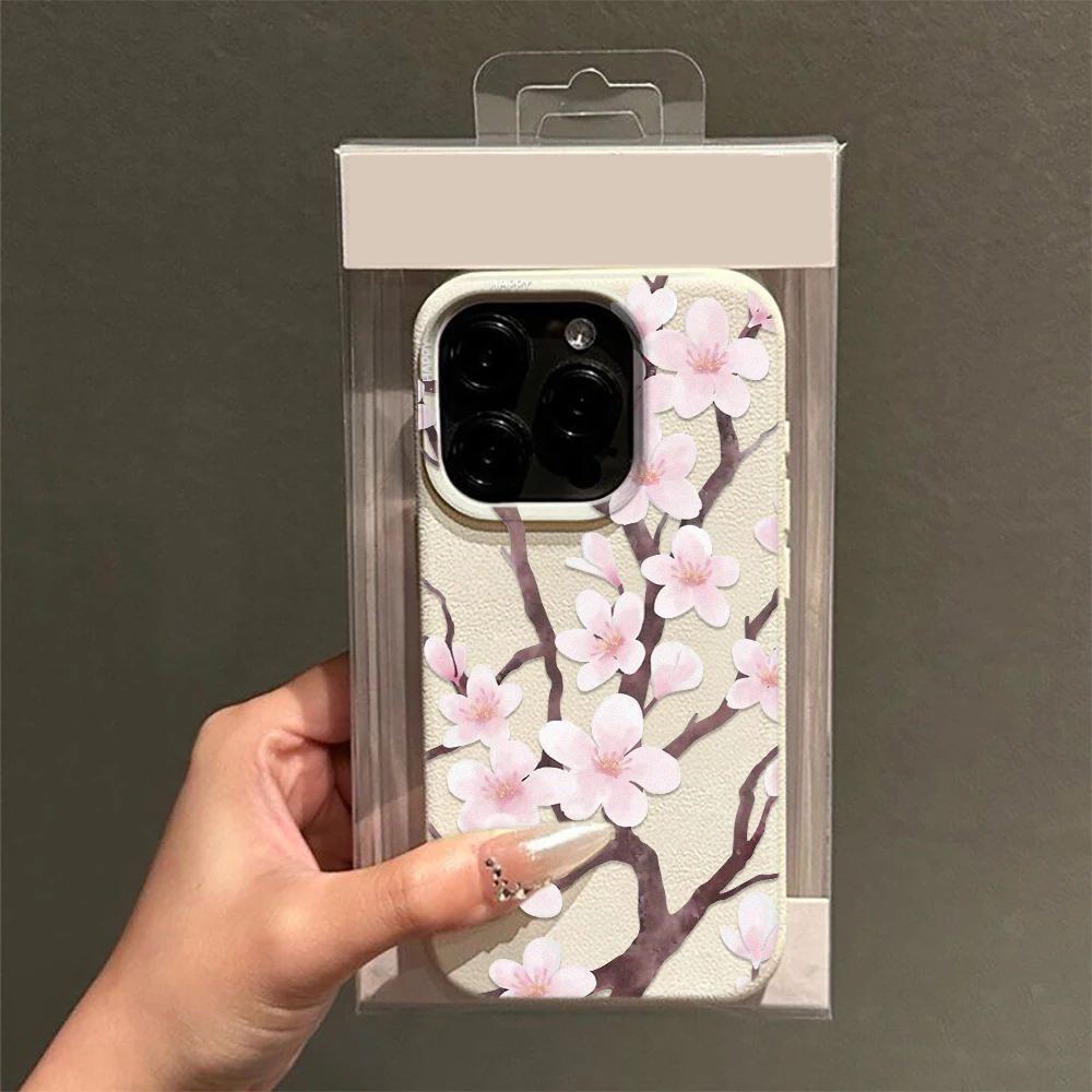 Elegant Soft Flower Silicone Phone Case - Delicate Floral Design
