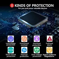 อินเวอร์เตอร์ 12v 220v Pure Sine Wave 1600 W-3000 W หม้อแปลงแปลง Multi - function Socket Converter รถอินเวอร์เตอร์ 4