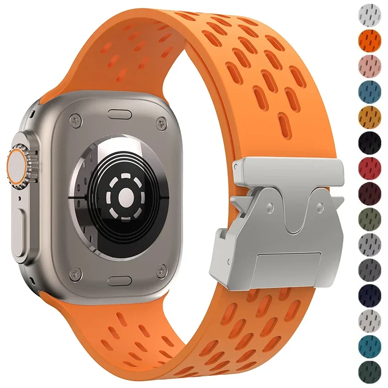 Elegant Breathe Silicone Strap