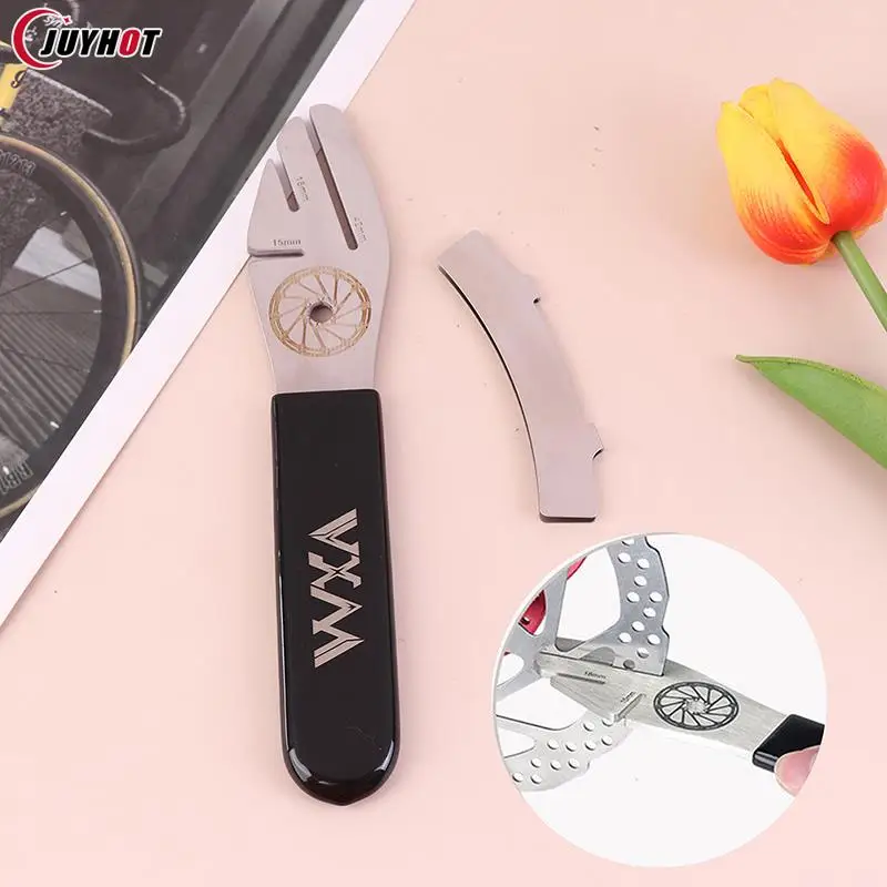

Bicycle Disc Brake Rotor Alignment Truing Tools MTB Bike Disc Flattening Correction Wrench Stainless Steel Repair Bicycle Tool