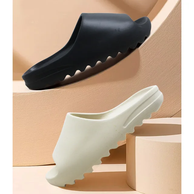 Zapatillas de verano para hombre y mujer, chanclas de suela suave de EVA para interiores, sandalias ligeras para la playa, talla grande 47 - Imagen 2