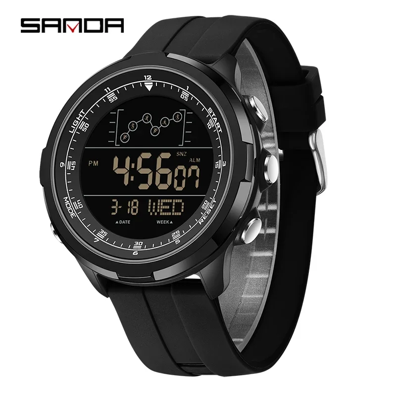 Luxury Men's Digital Sport Watch - Waterproof LED Military Style Stopwatch Gift
