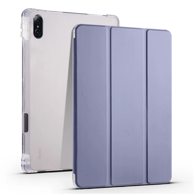 Durable Clear Silicone Stand Case with Pencil Holder