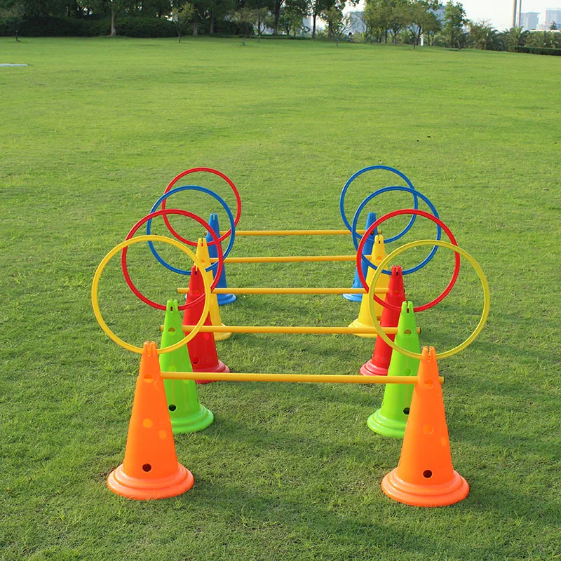 5/12pcs Durable Agility Training Rings Portable Football Soccer Speed Agility Training Rings Sport futbol Equipment