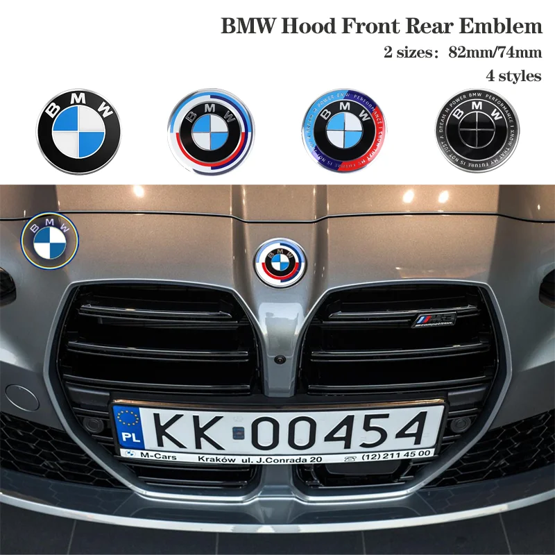 

1Pcs 74/82mm Car Wheel Center Hub Cap Badge Logo Emblem Decal Wheel Sticker For BMW M Performance E46 E90 F10 F30 E39 E36 F20 X6