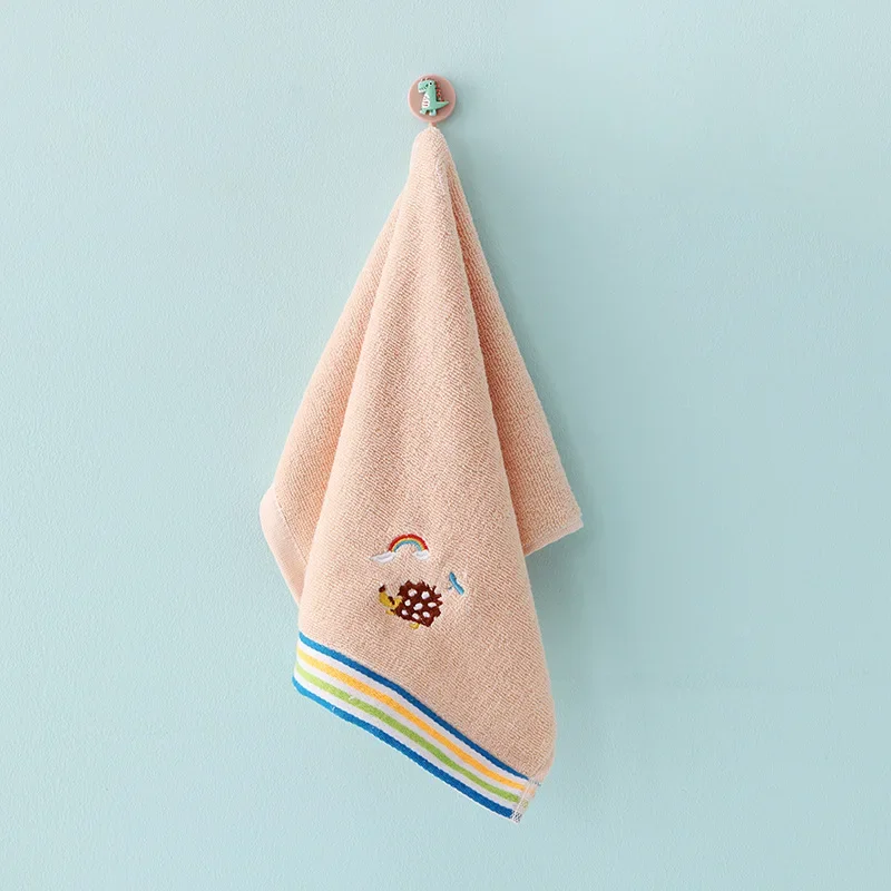 Cartoon Animal Baby Towel Cotton Children Bath Towel Soft Absorbent Handkerchief Face Washcloth for Kids Newborns 50x27cm