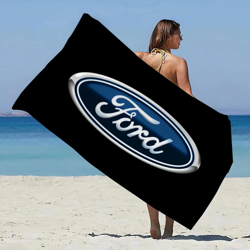 Anime Towel Robe Ford Logo Beach Towels Large Bathing Towels Adults Bathrobe Girl Spa Bath Bathroom Size Christmas Home Textile 5